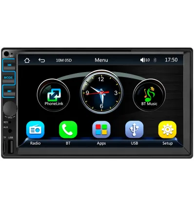 Pantalla Doble Din 6,9" USB/Bluetooth y CarPlay. Mod. DD-629