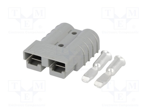 [CP78180] Conector aéreo hermafroditos 2PIN 36V 50A. Mod. 1130020102