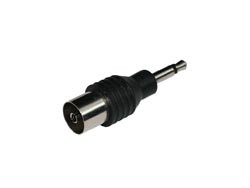 [0291AVA] Conector Adaptador jack ø3,5 mm. Mono a Hembra TV. Mod. 0291