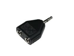 [0292AVA] Conector Adaptador Jack macho ø3,5 mm. Estéreo a 2 Jack Hembras ø3,5 mm. Mono. Mod. 0292