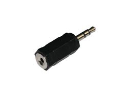 [0302AAVA] Conector Adaptador Jack Hembra Ø 2,5mm. Estereo a Jack Macho Ø 3,5mm. Estereo. Mod. 1084