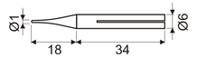 [0304715PLDEDH] Punta larga duración soldador 15W DH. Mod. 03.047/15/PLD