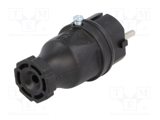 [0521SRME] Clavija macho PE 2p+TT 16A PCE. Mod. 00115N