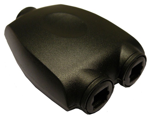 [0585ELG] SPLITTER DE FIBRA OPTICA, TOSLINK a 2xTOSLINK HEMBRA. Mod. CON260