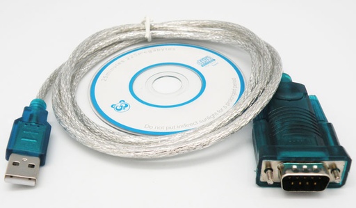 [0750ELG] Conexión datos USB A macho RS232 DB9 macho, 1.8m. Mod. 0750