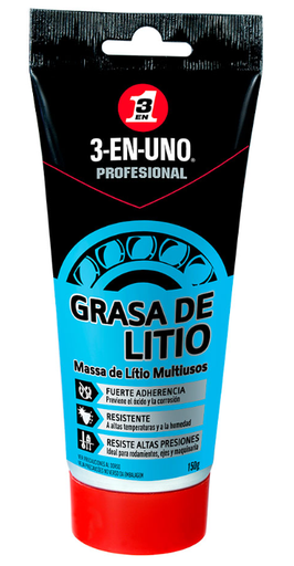 [08284ELK] TUBO DE GRASA DE LITIO MULTIUSOS 150GR 34167 3 EN 1. Mod. 08284