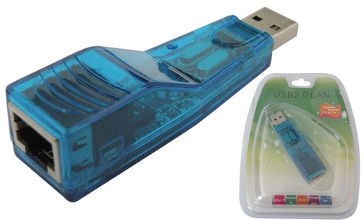 [0836ELG] CONVERSOR USB2.0 MACHO a RJ45 HEMBRA. Mod. 0836