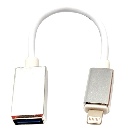 [0869ELG] Adaptador USB A OTG Hembra a Lightning Iphone. Mod. 0869