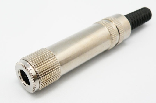 [1071ELG] Conector hembra Jack mono 6.3mm metálico. Mod. 1071