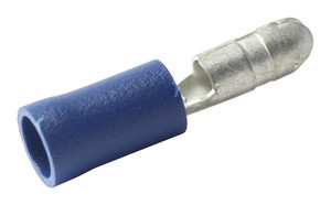 [109272EDH] Terminal macho cilíndrico, aislante de vinilo 2.5mm2.  Mod. 10.927/2