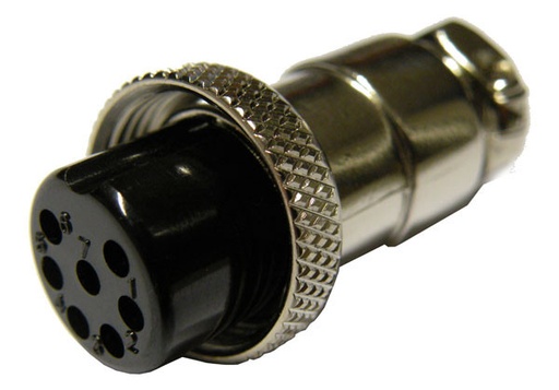 [1182ELG] Conector micro hembra 7 Pin aéreo. Mod. MIC327