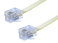 [12844.5AVA] Conexión telefónica 6P4C macho-macho de 4.5 metros. Mod. TR4000004