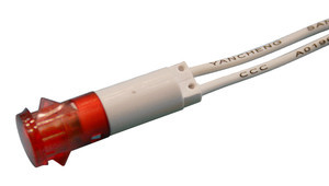 [12852REDH] Piloto neón 230 VAC rojo. Mod. 12.852/R