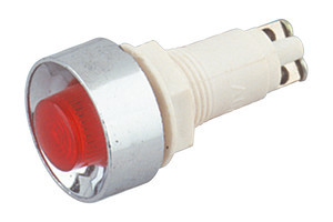 [12862R] Piloto de neón 230V panel ROJO. Mod. 12.862/R