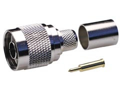 [1429AAVA] Conector N Macho Crimp RG-58. Pin Dorado. Mod. 1429-A