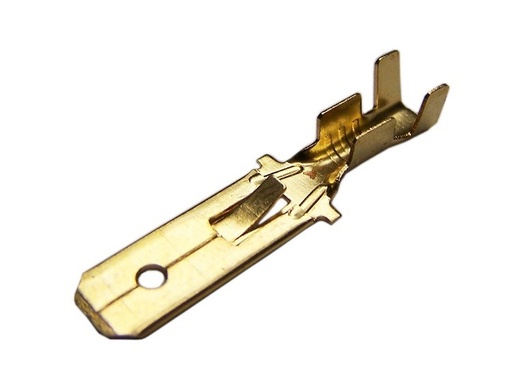 [CON5280] Terminal faston 6.3 mm macho con reten. Mod. CON5281