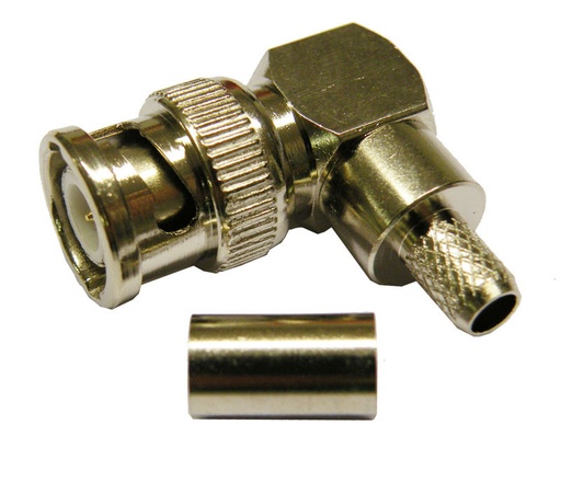 [1645ELG] Conector acodado BNC macho para RG59