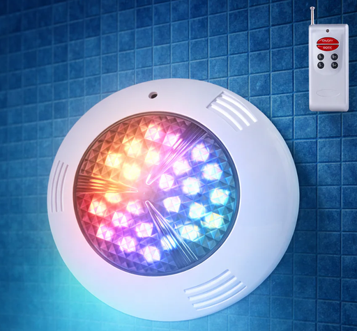 [WR2952AS36WRGB] Foco LED Piscinas Superficie IP68 RGB 36W Incluye Mando. Mod. WR2952AS36WRGB