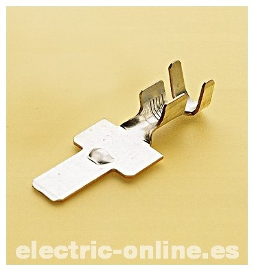 [17685VDR] Terminales enchufables planos machos Serie 8. Mod. 17685-12