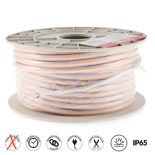 [GA2683] Tira de Led 220V Cob Point 10W/m Ip65 - Metro 3000K. Mod. GA2683