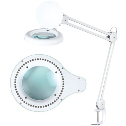 [19526DIS] Lupa Flexo 5 Dioptrias con Led. Mod. 19526