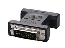 [1957HAVA] Conector Adaptador DVI-I Macho - VGA HDB15 Hembra. Mod. 1957-H