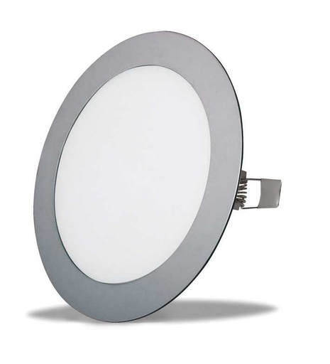 [201830CWLED] Downlight empotrable LED 18W redondo cromo mate. Mod. 201830CW