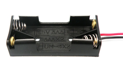 [2530ELG] Portapilas para 2xR3, Cable 2530