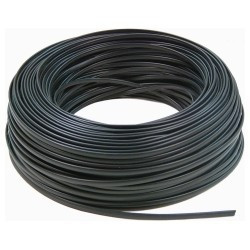 [2962ROD] HILO DE LINEA FLEXIBLE LIBRE DE HALOGENOS 4 MM  NEGRO. MOD. LH4NIBC
