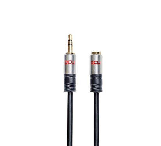 [30701060DCU] Conexión Jack 3.5 ST a Jack 3.5 ST Macho-Hembra Negro. Mod. 30701060