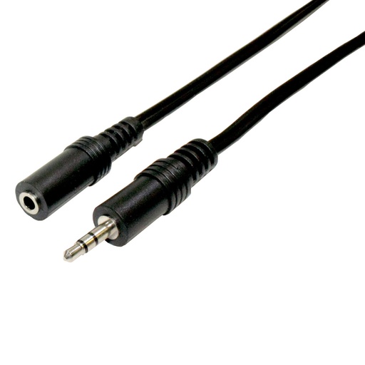 [307015DCU] Conexión Audio jack 3.5mm macho-hembra stereo 1.5 metros. Mod. 307015