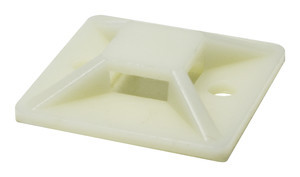 [31666EDH] Base adhesiva brida 18x18 mm blanca. Mod. BRF1919