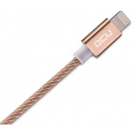 [34101210DCU] CONEXIÓN IPHONE USB LIGHTNING ALUMINIO GOLD 1 m DCU
