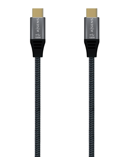 [A1070671DMI] Cable USB C 2.0 Aluminio 5A 100W E-Mark Gris, 1.0M. Mod. A1070671