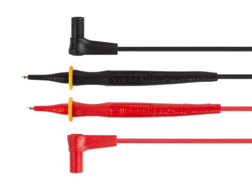 [TLM73] Juego de puntas de prueba CAT III 600 V, 12 A, 2 mm/4 mm 700 mm. Mod. TLM73