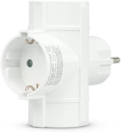 [430001C] Adaptador ladrón Triple 3 tomas de enchufes. Mod. 430001C