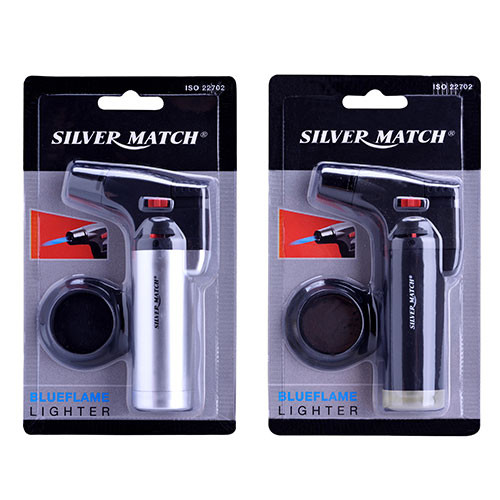 [70147ELK] Mechero soplete 1.000ºC colores Silver Match. Mod. 40671171