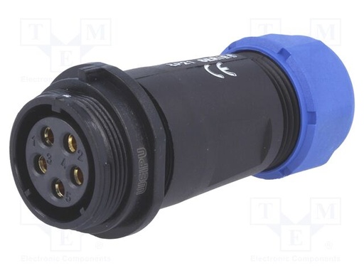 [SP2111S5TME] Conector hembra 5pin IP68 30A 500V SP21. Mod. SP2111/S5