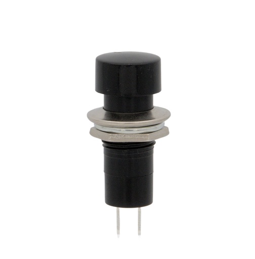 [2162N] Pulsador NO negro 125V 3A. Mod. 2162N