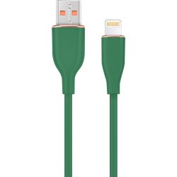 [CCUSB2SAM8PM1.5MG] Cable USB a Lightning 8 Pines (Carga & Transferencia) 1.5 metros silicona. Mod. CC-USB2S-AM8PM-1.5M-G