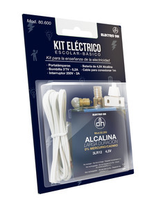 [80600EDH] Kit eléctrico escolar bombilla e interruptor.  Mod. 80.600