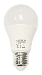 [81205CRDIAEDH] Bombilla LED 10W A60 con sensor día/noche. E27. 230VAC.. Mod. 81.205/CR/DIA