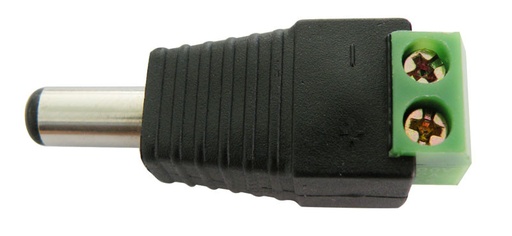 [PW7000030] Conector Jack alimentación macho 2,5X5,5 c/terminal tornillo. Mod. 0887