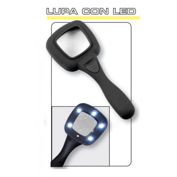 [9305CHV] Lupa Manual con iluminacion por Leds. MOD. 09305