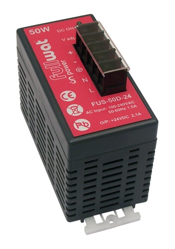 [FUS50D12] Fuente de alimentación conmutada de 50W 12Vdc 4,2A Fullwat. Mod. FUS-50D-12