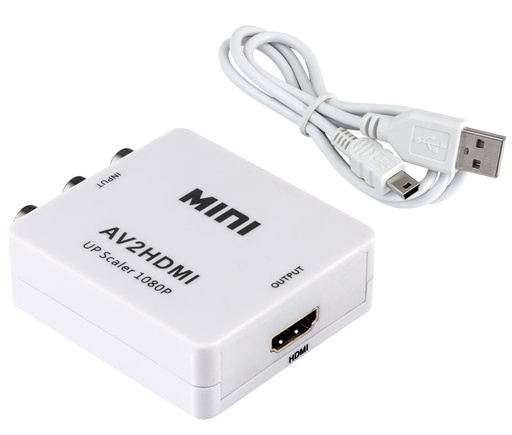 [ACTVH238ELM] Convertidor A/V compuesto 3xRCA a HDMI. Mod. 376191