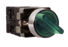 [ASB2BK3465] Selector rotativo 3 posiciones luminoso 230VAC Rojo. Mod. ASB2BK3465