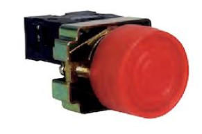 [ASB2BP41] Pulsador retorno con protección rojo NC. Mod. SB2-BP41