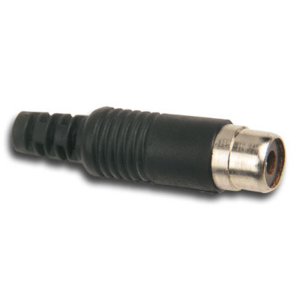 [AU7000005DIM] Conector hembra aérea RCA Plástico negro. Mod. AU7000005