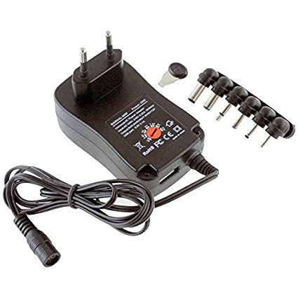 [AUS200SUR] Alimentador universal regulable 30W 2000 MA - 3V-12V Con usb . Mod. PW2000049